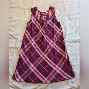 Blueberi Boulevard Pink and Purple Plaid Dress